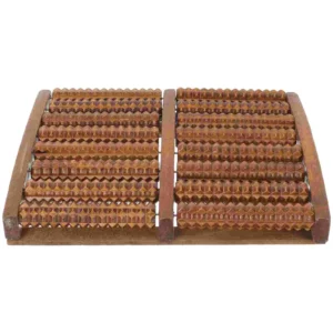 Ergonomic Wooden Foot Massager Roller for Pain Relief