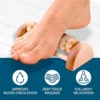 Portable Wooden Foot Massager for Plantar Fasciitis Relief