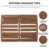 Ergonomic Wooden Foot Massager Roller for Pain Relief